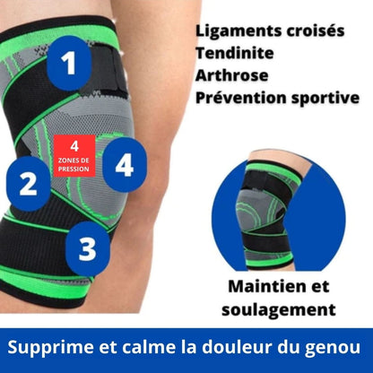 Anti-pain knee brace - immediate relief and unique good support 