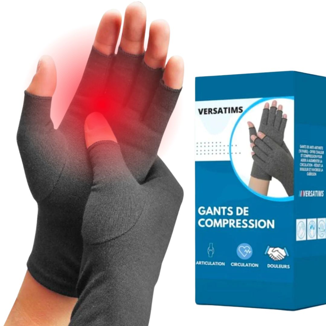 Compression gloves - Immediate relief of joint pain