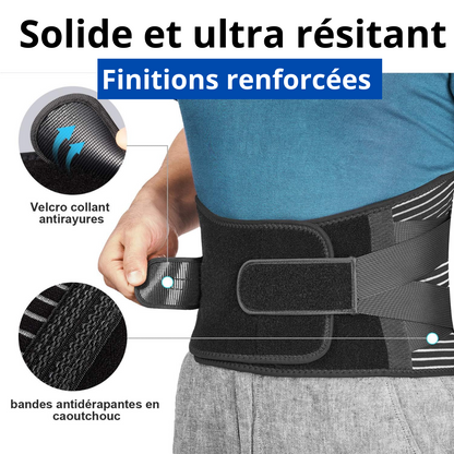 Lumbar belt - Relieves back pain supports the back