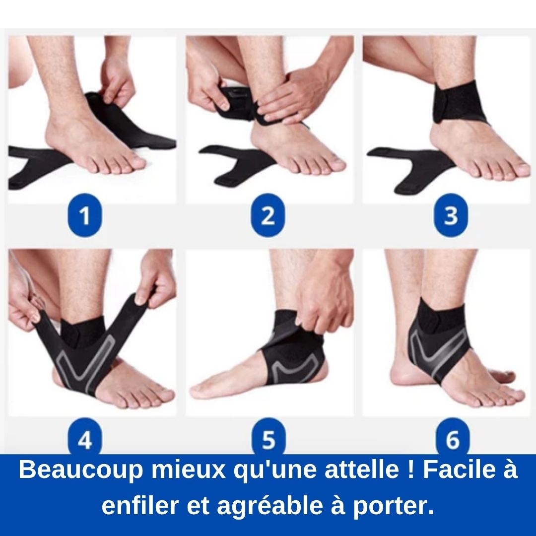 Chevillère de maintien pour entorse, tendinite, arthrite - VersatimsChevillère de maintien pour entorse, tendinite, arthriteVersatimsfitness