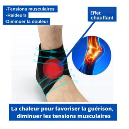 Chevillère de maintien pour entorse, tendinite, arthrite - VersatimsChevillère de maintien pour entorse, tendinite, arthriteVersatimsfitness