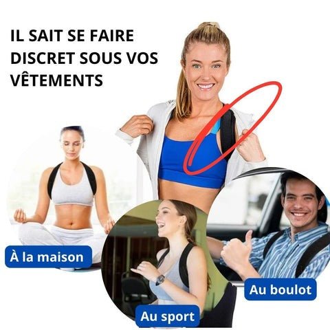 Correcteur de posture médical - Soulagement des Douleurs Lombaires : Confort et Qualité inégalable - VersatimsCorrecteur de posture médical - Soulagement des Douleurs Lombaires : Confort et Qualité inégalableVersatimsfitness