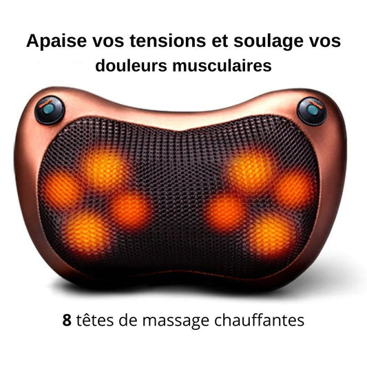 Coussin massage - Soulagement unique des tensions et douleurs - VersatimsCoussin massage - Soulagement unique des tensions et douleursVersatims200000384