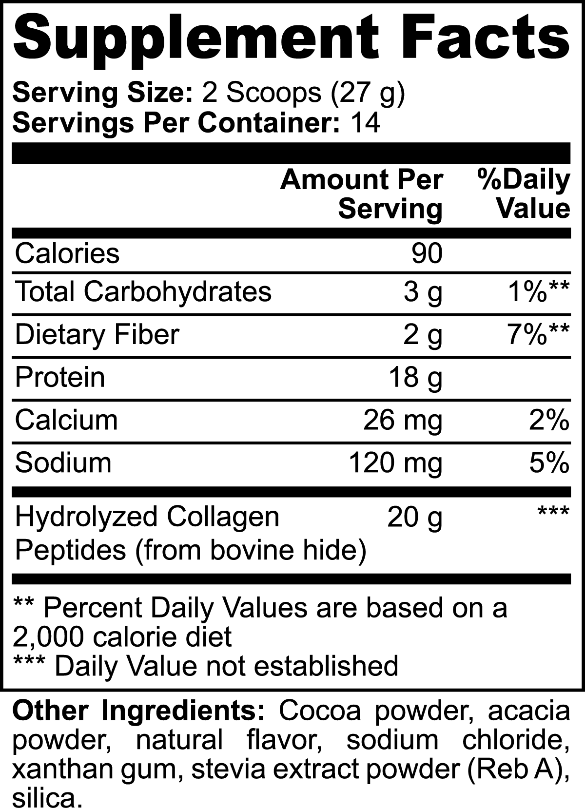 Grass - Fed Collagen Peptides Powder (Chocolate) - VersatimsGrass - Fed Collagen Peptides Powder (Chocolate)VersatimsProteins & Blends