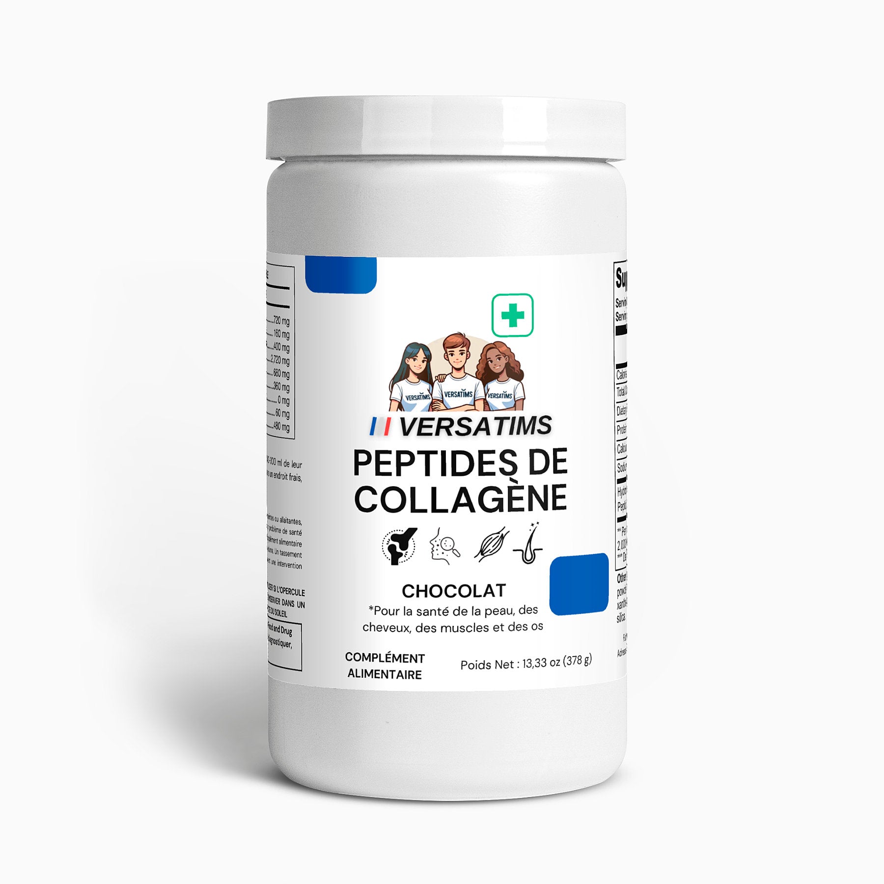 Grass - Fed Collagen Peptides Powder (Chocolate) - VersatimsGrass - Fed Collagen Peptides Powder (Chocolate)VersatimsProteins & Blends