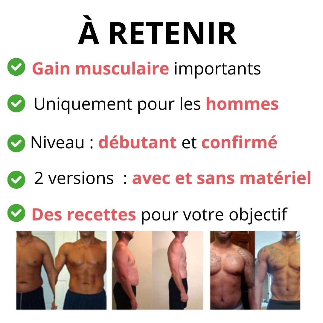 Le programme prise de masse - programme musculation homme - VersatimsLe programme prise de masse - programme musculation hommeVersatims