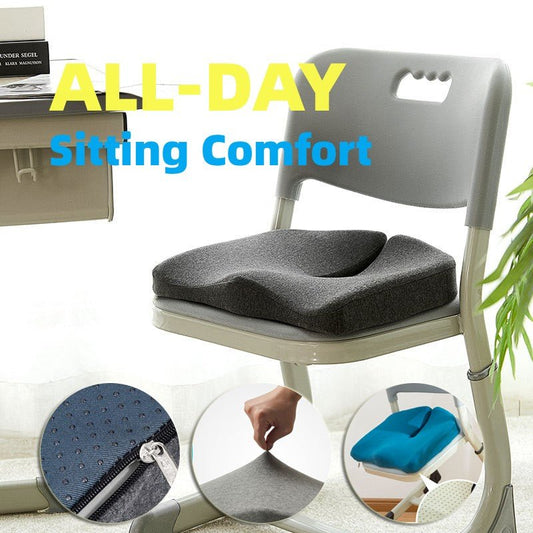 Pressure Relief Seat Cushion And Back Relief Lumbar Pillow Breathable Ass Cushion Non - Slip Wear - Resistant Office Chair Pads - VersatimsPressure Relief Seat Cushion And Back Relief Lumbar Pillow Breathable Ass Cushion Non - Slip Wear - Resistant Office Chair PadsVersatimsfitness