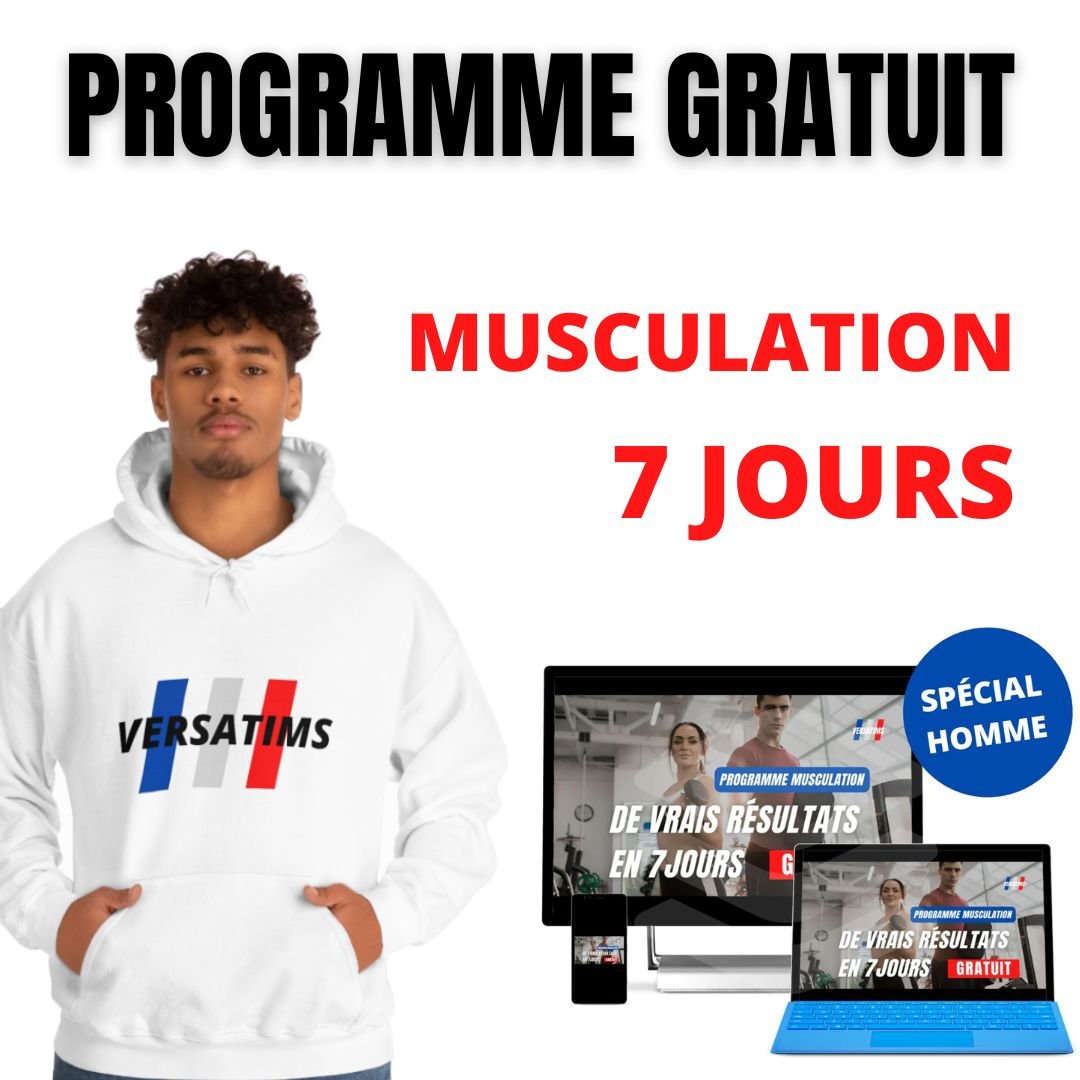 Programme fitness et musculation Homme Gratuit - VersatimsProgramme fitness et musculation Homme GratuitVersatims