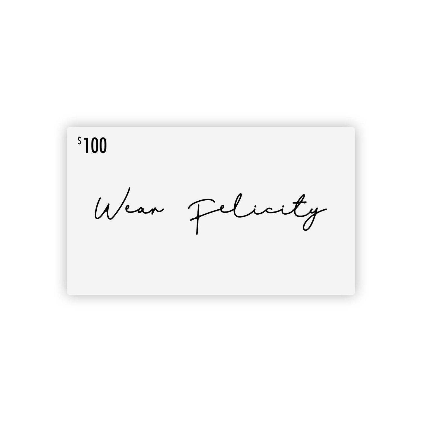 Wear Felicity Gift Card - VersatimsWear Felicity Gift CardVersatims