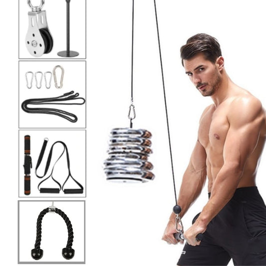 Weight training pulley 
